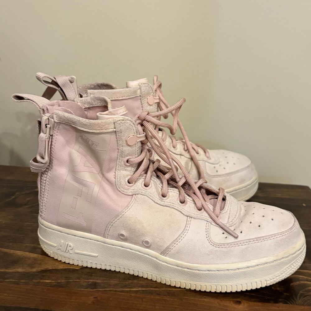Nike SF Air Force 1 Mid Particle Beige Size 7.5  AA3966-201